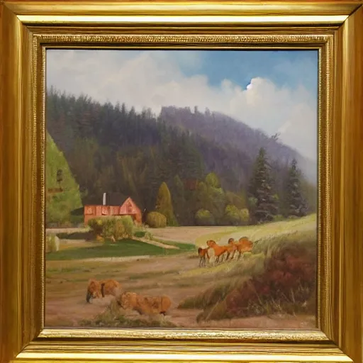 Image similar to painting by edward b gordon, gordon. de, high quality