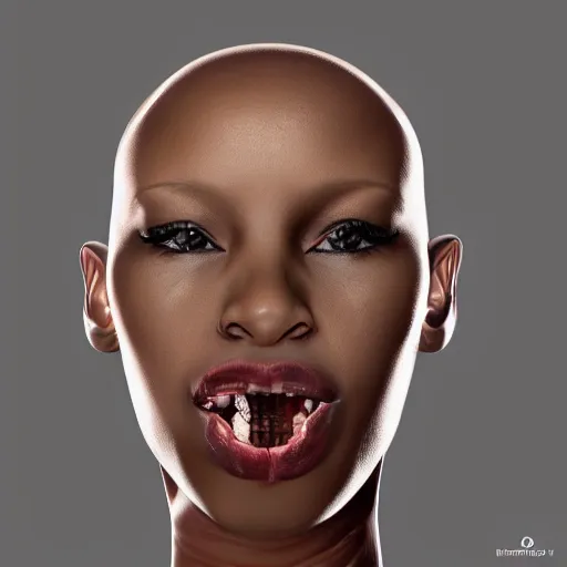 Image similar to black woman anatomically correct 8 k