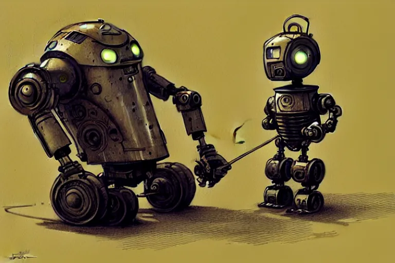 Image similar to robot by jean - baptiste monge