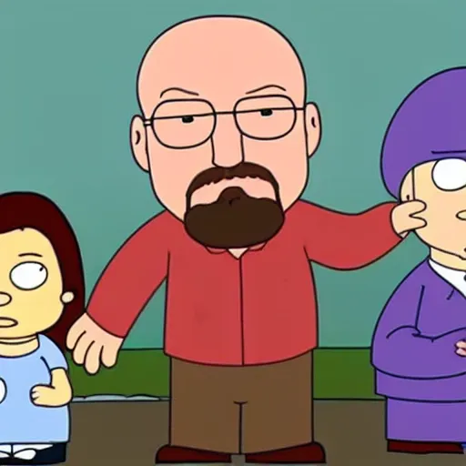 Image similar to walter white in family guy