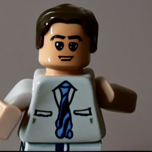 Prompt: michael scott lego