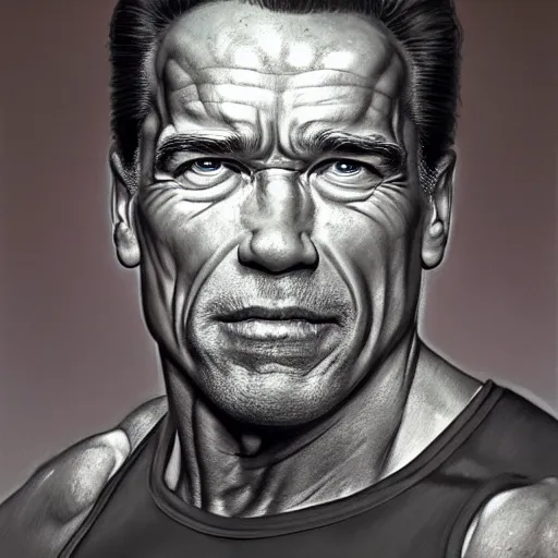 Image similar to Arnold Schwarzenegger portrait art by Donato Giancola and Bayard Wu and artgerm, digital art, trending on artstation, 4k