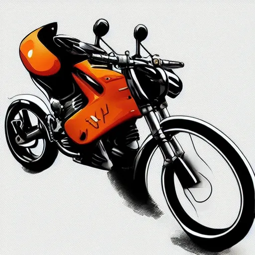 Image similar to motorbike mice from mars , digital Art, ninjason chan , Trending cinematographic artstation