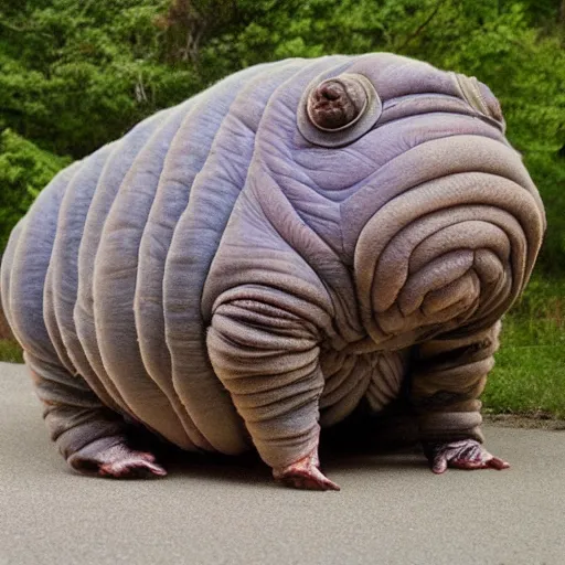 Prompt: large tardigrade, professional photo