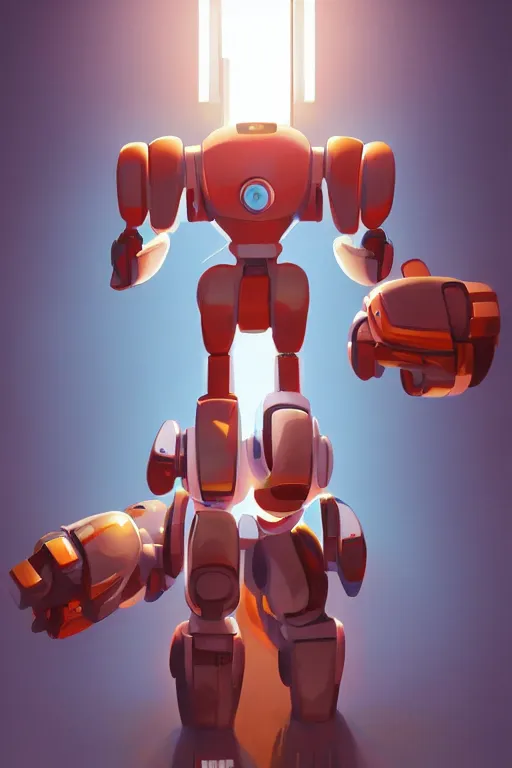 Image similar to metabots medabots medarotto medarot robot minimalist comics, behance hd by jesper ejsing, by rhads, makoto shinkai and lois van baarle, ilya kuvshinov, rossdraws global illumination ray tracing hdr radiating a glowing aura