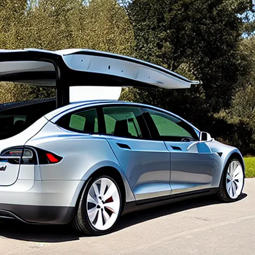 Image similar to tesla station wagon