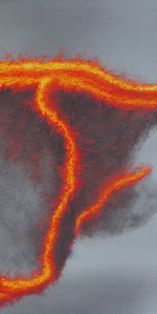 Image similar to firenado, realistic, highly detailed, photorealistic