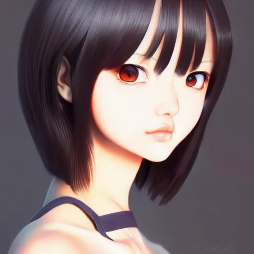 Image similar to a beautiful young kayo shibuya alluring gravure model, by akira toriyama and wlop and ilya kuvshinov and artgerm and, aesthetic, gorgeous, stunning, alluring, attractive, artstation, deviantart, pinterest, digital art