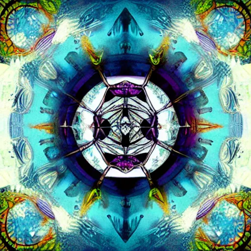 Image similar to as above so below, as below so above, digital art, high quality