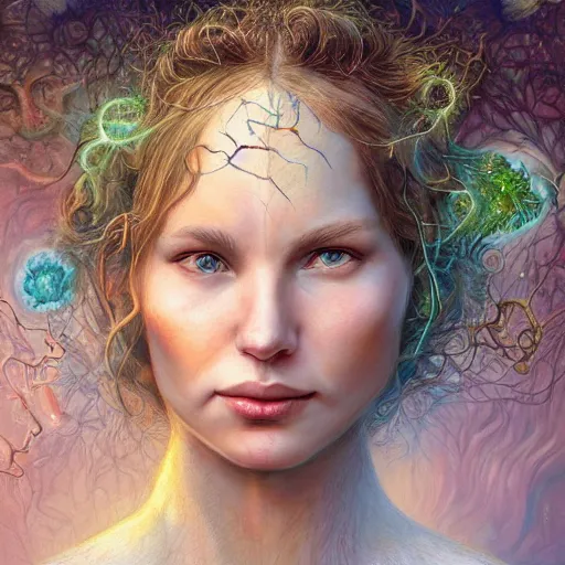 Prompt: realistic detailed face portraits of the spark of life by emilia dziubak, will terry, greg olsen, chris mars, ann long, and mark brooks, fairytale, female, feminine, art nouveau, illustration, character concept design, storybook layout, story board format