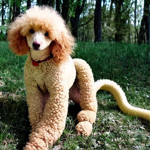 Image similar to snake - poodle, nature photography