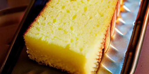 Image similar to photo of moist lemon cake, advertising photo, studio lighting, 4K