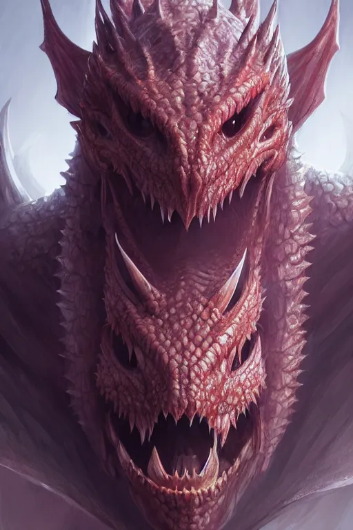 Prompt: human with a dragon face, highly detailed, d & d, fantasy, highly detailed, digital painting, trending on artstation, concept art, sharp focus, illustration, global illumination, shaded, art by artgerm and greg rutkowski and fuji choko and viktoria gavrilenko and hoang lap