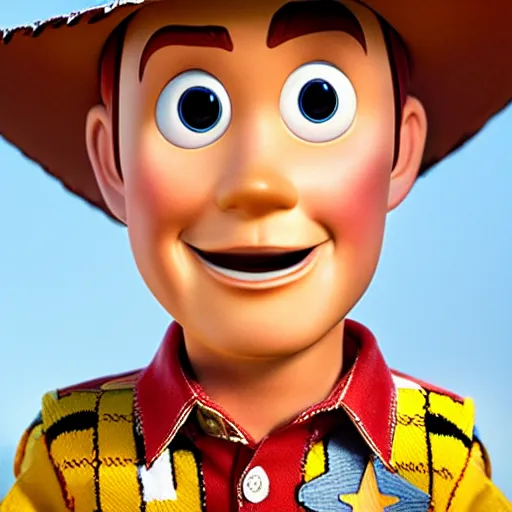 Prompt: woody from toy story as a real person, 4k, high detail, high-resolution photograph, professional photography, ultra-detail. real person