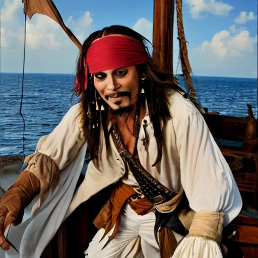 Prompt: captainjacksparrow