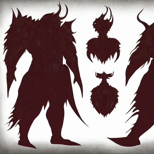 Image similar to behemoth, character design