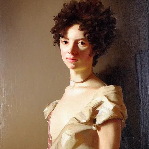 Image similar to oil on canvas portrait by hyacinthe rigaud Greg rutkowski