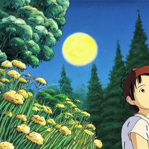 Prompt: art by studio ghibli