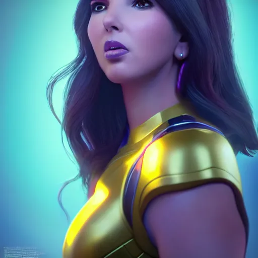 Prompt: a portrait of nancy ajram as thanos, the pixar adaptation, with same hairstyle, angry facial expressions, hyper detailed, digital art, trending in artstation, cinematic lighting, studio quality, smooth render, unreal engine 5 rendered, octane rendered