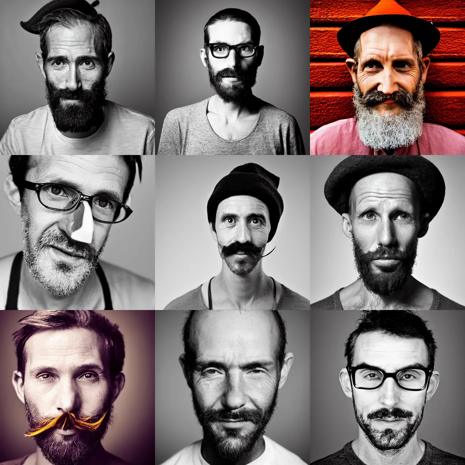 Prompt: a hipster man with a pinocchio nose. by eric lafforgue. hyper realistic high key profile headshot photograph.