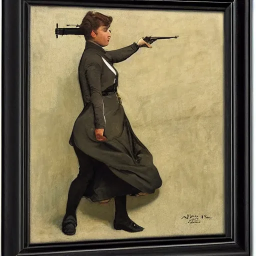 Image similar to action heroine spy by alfred stevens