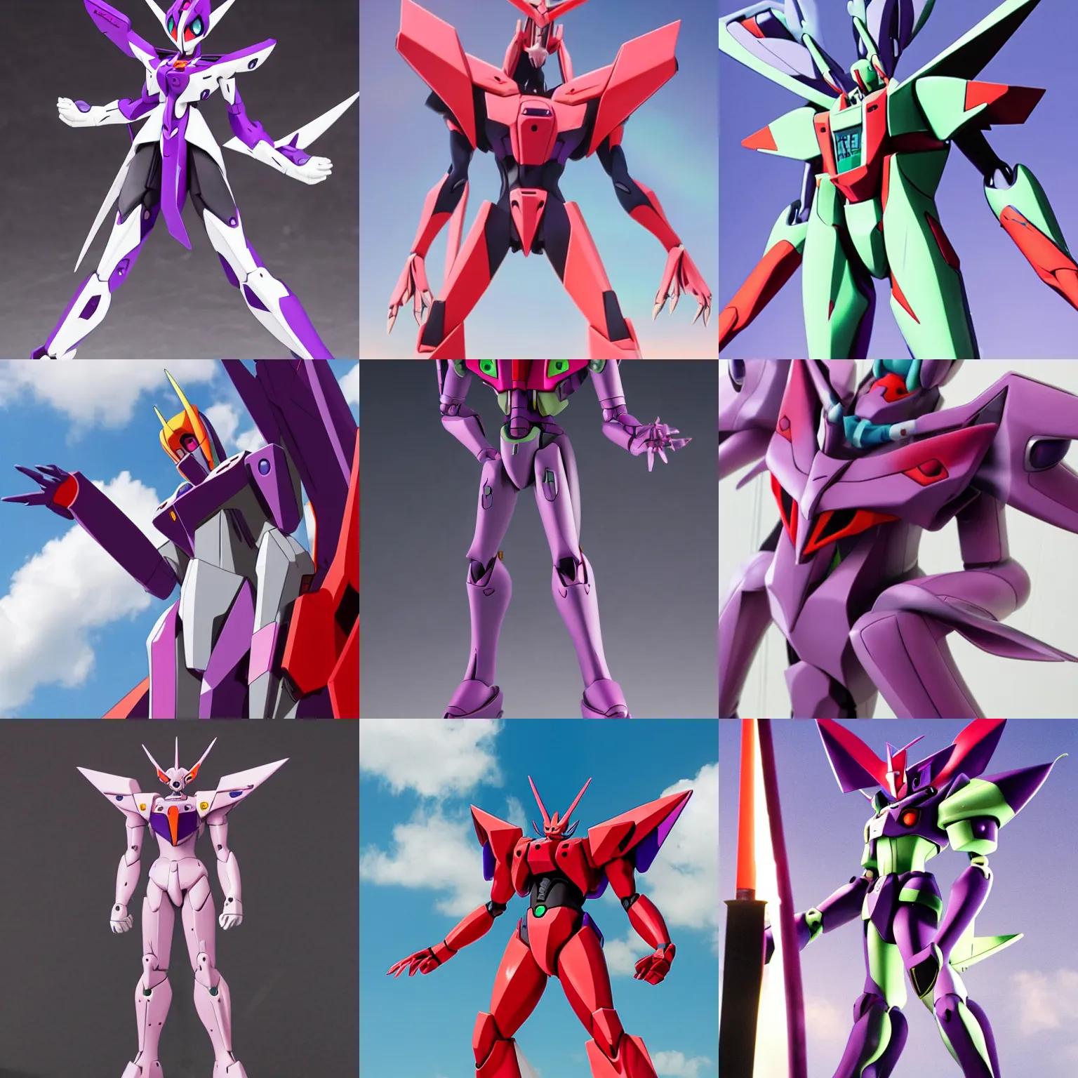 Prompt: eva 0 1 testtype from evangelion