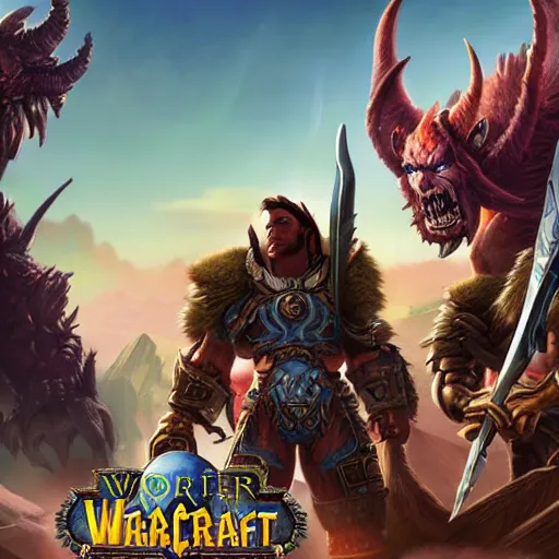 Prompt: Hunter World of Warcraft 4k digital art
