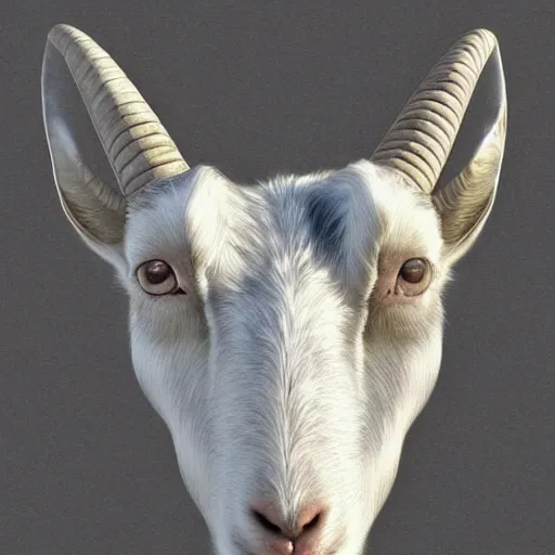 Prompt: photorealistic goat alien face, ultra detailed, realistic