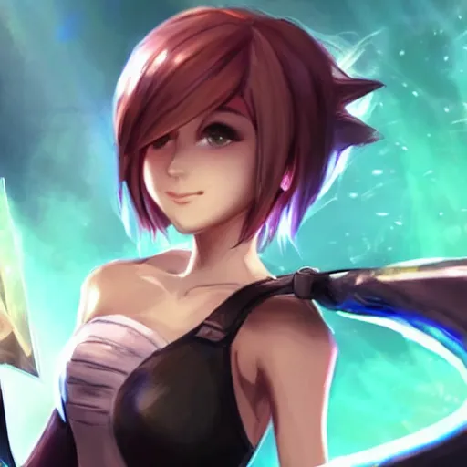 Prompt: Maxine Caulfield in League of Legends