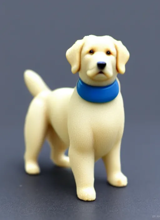 Prompt: 80mm resin detailed miniature of fluffy labrador dog, Product Introduction Photos, 4K, Full body, simple background