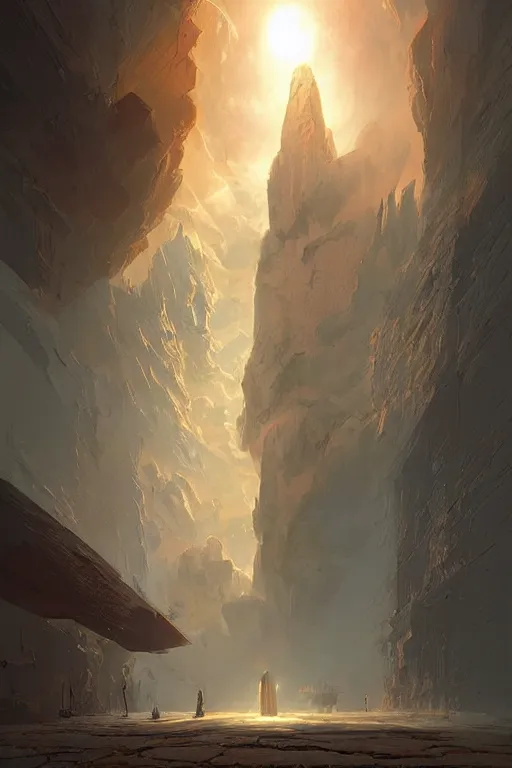 Image similar to a portal to another dimension made of white smoke in the middle of a design lounge crossed by the rays of the setting sun, marc simonetti