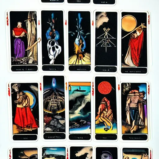 Image similar to alternative deck of rider waite tarot cards