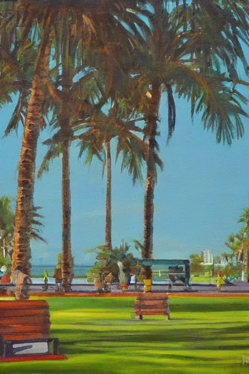 Prompt: Pacific Park Painting