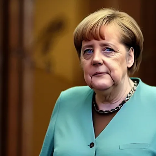 Prompt: Angela merkel in downton Abbey. Movie still, 8k, HD