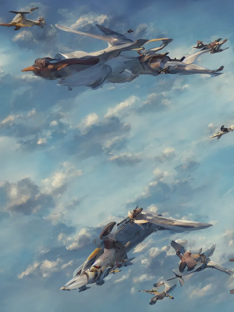 Image similar to flying by Disney Concept Artists, blunt borders, rule of thirds