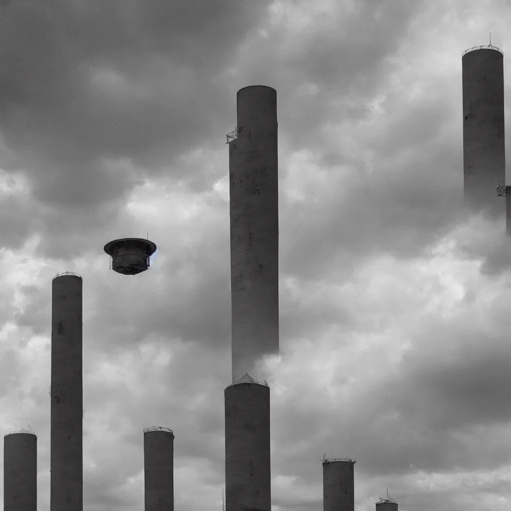 Image similar to close - up towers made up of squatter housing, bleached colours, dramatic cloudy sky, dystopia, mamiya, very detailed, ultra sharp, photographed by ansel adams