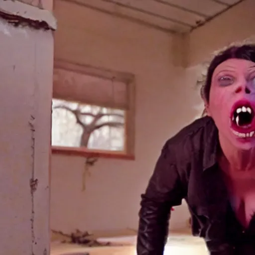 Prompt: screenshot from the movie Rabid Vampire Bats Attack!