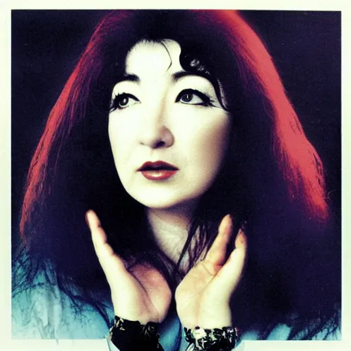 Image similar to japanese kate bush, album cover