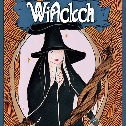 Prompt: a witch by barbara canepa and elisabetta gnone