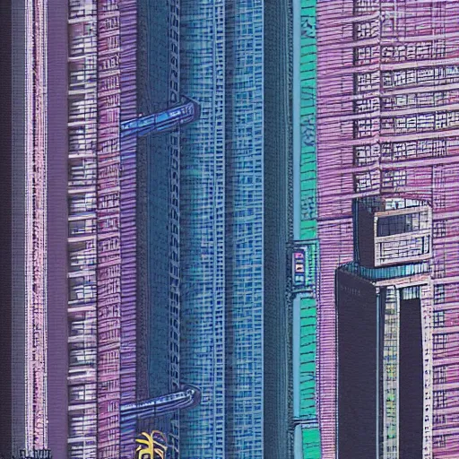 Prompt: “establishing shot of an isolated tower in Neo-Tokyo. 10 times bigger than any other building nearby. 2077 Akira. 8k”