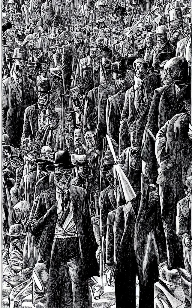 Image similar to the demonology of modern politics, by jean giraud