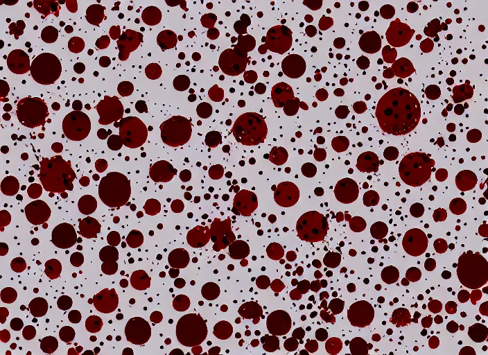 Image similar to blood splatter overlay on plain white background