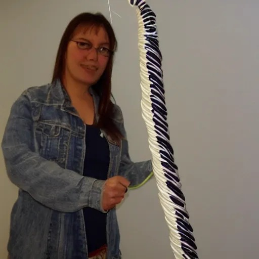 Prompt: super long needle