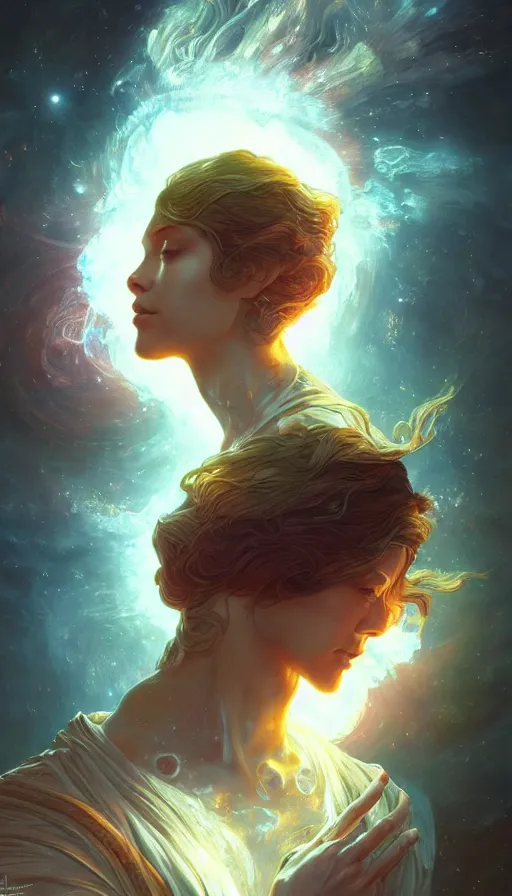 Prompt: supernova, fibonacci, sweaty, insane, intricate, highly detailed, digital painting, artstation, concept art, smooth, sharp focus, illustration, Unreal Engine 5, 8K, art by artgerm and greg rutkowski and alphonse mucha