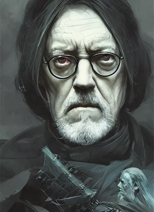 Image similar to Portrait of Alec Guinness, marvel comics, dark, intricate, highly detailed, smooth, artstation, digital illustration by Ruan Jia and Mandy Jurgens and Artgerm and Wayne Barlowe and Greg Rutkowski and Frank Frazetta