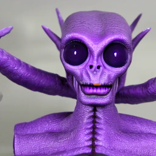 Image similar to purple alien x, professionally detailed