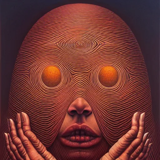 Image similar to grant us eyes, by jeffrey smith, zdzisław beksinski, oil on canvas