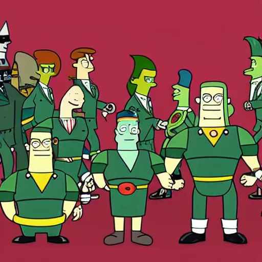 members of express in futurama Stable Diffusion OpenArt