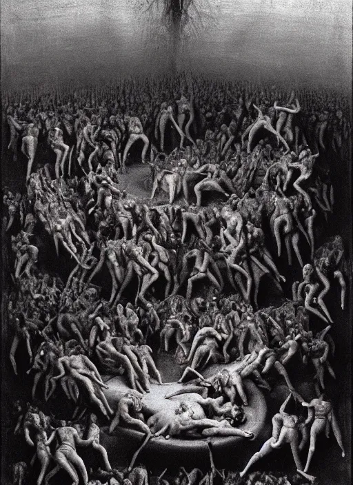 Image similar to the seventh circle of hell from dante's divine comedy. highly detailed painting by zdzisław beksinski and henry fuseli. 8 k