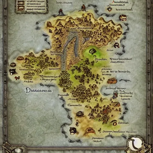 Image similar to d & d map role playing fantasy